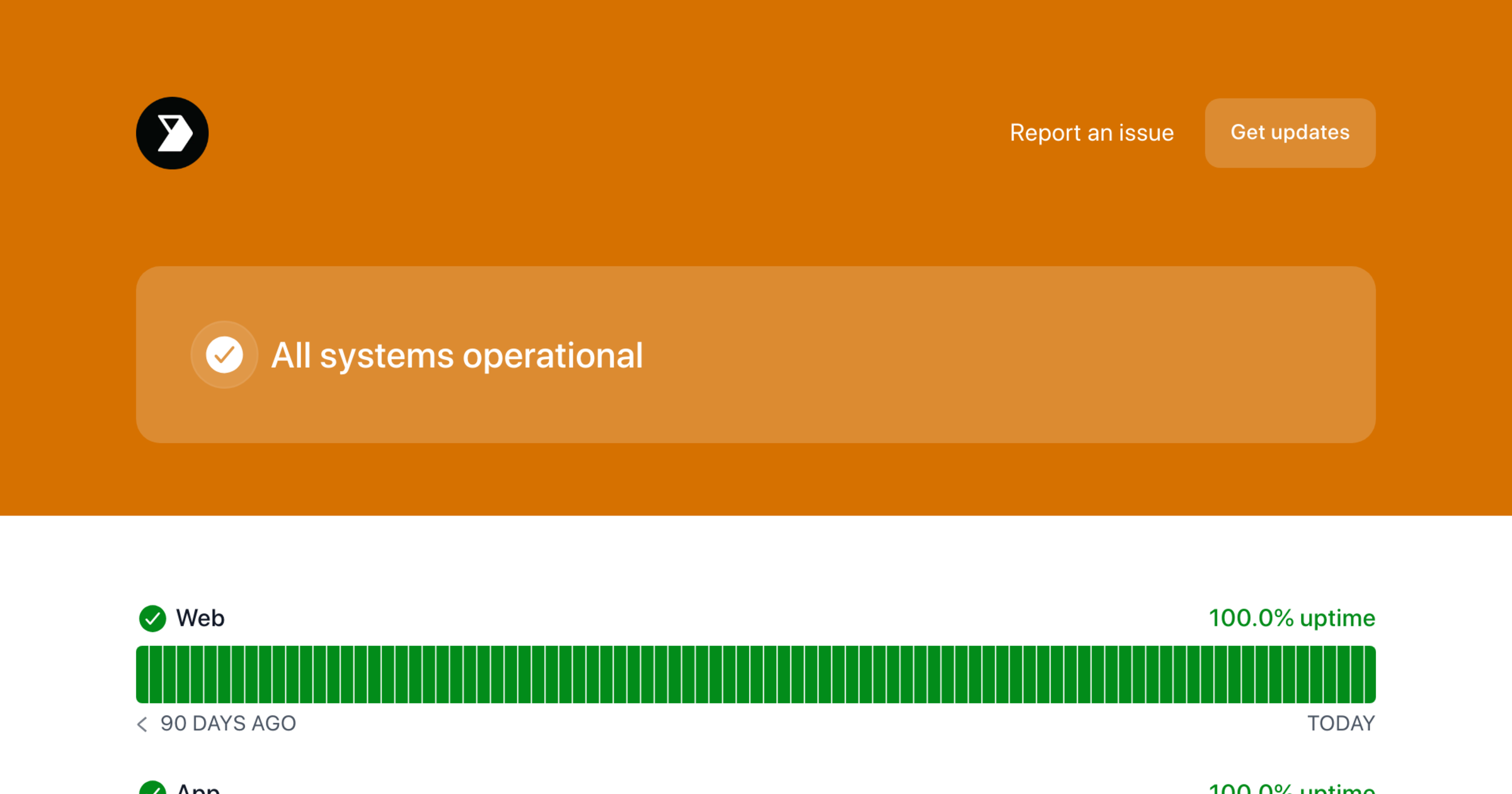 Our Public API - Vector Status Page - Status